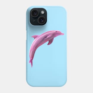 Leaping Pink Porpoise Phone Case