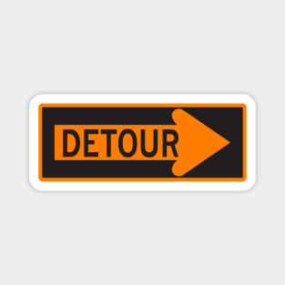 Detour Sign Magnet