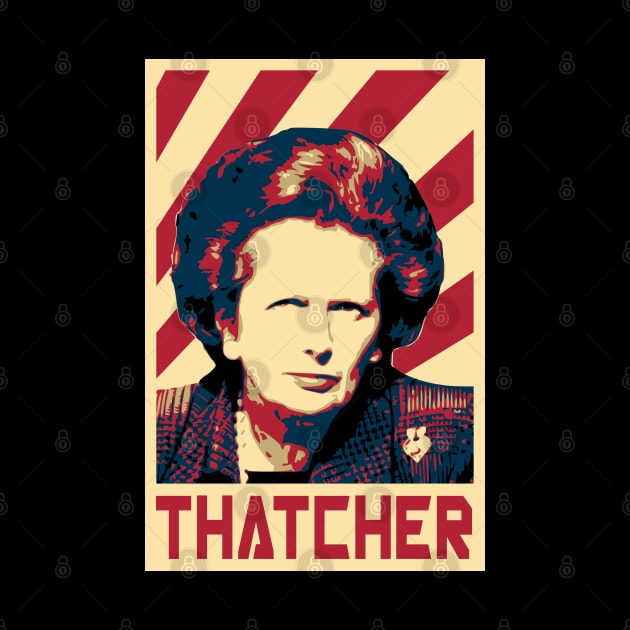 Margaret Thatcher Retro Propaganda by Nerd_art