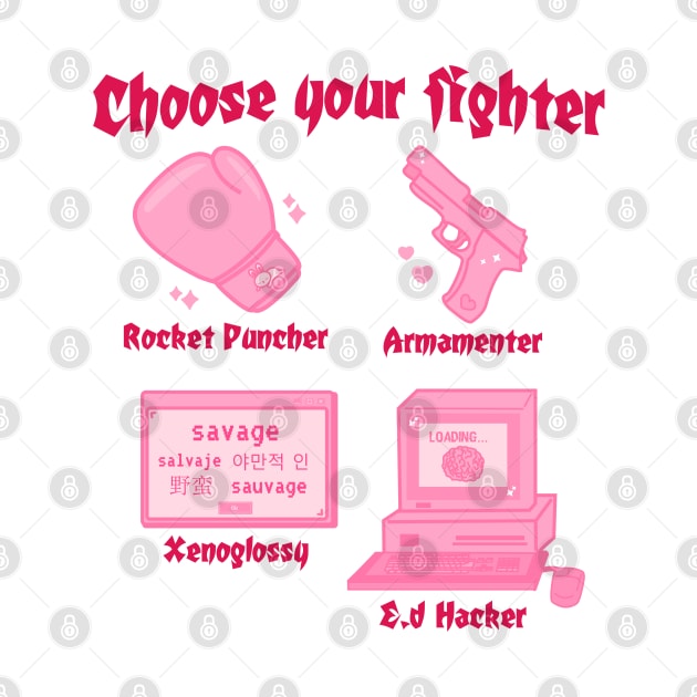 Choose your fighter by Brunaesmanhott0