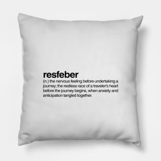 Resfeber Pillow