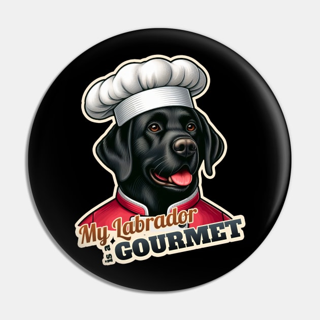 Chef Labrador Retriever Pin by k9-tee