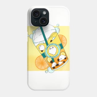 Seal and Lemon Bubble Tea Phone Case