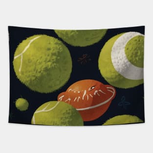 Blend tennis and cosmic beauty Tapestry