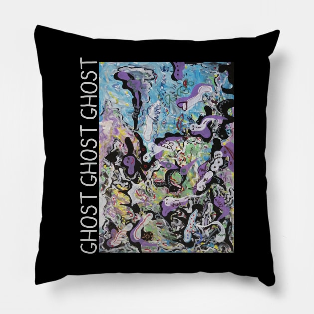 ghost story Pillow by HanDraw