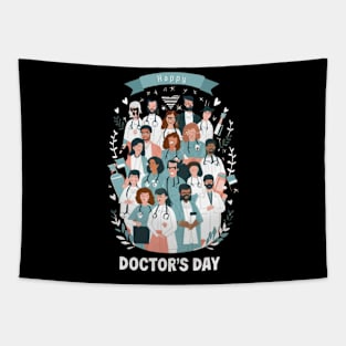 Happy doctor day Tapestry