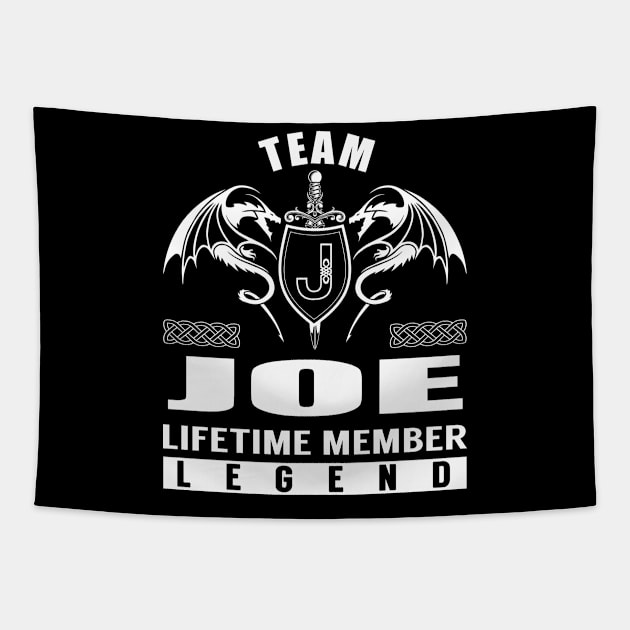 Team JOE Lifetime Member Legend Tapestry by Lizeth