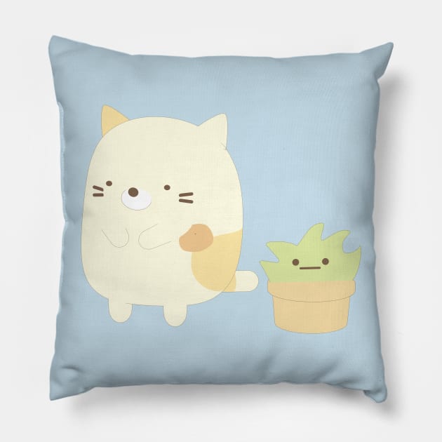 Neko summiko gurashi Pillow by miguelest@protonmail.com