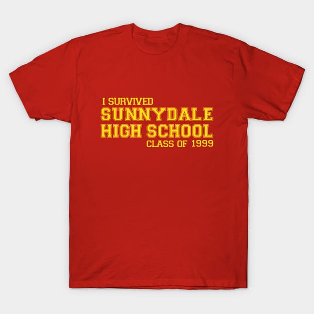 Buffy I Survived Sunnydale T-Shirt Buffy I Survived Sunnydale T-Shirt