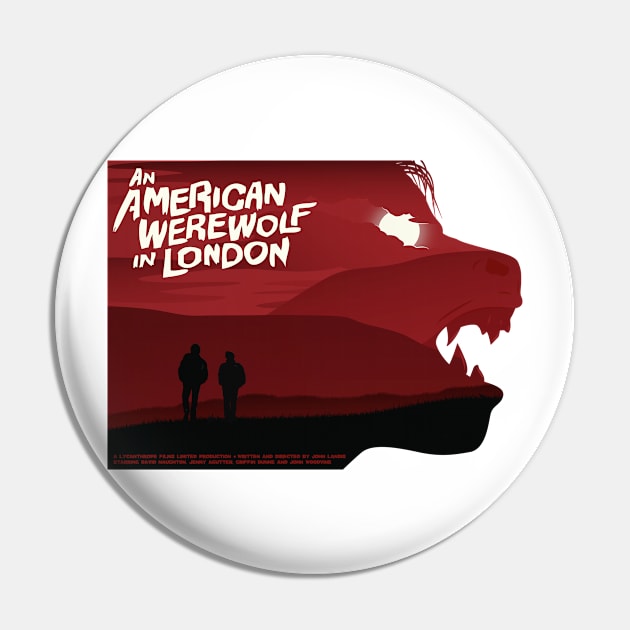 An American Werewolf in London Pin by renduh