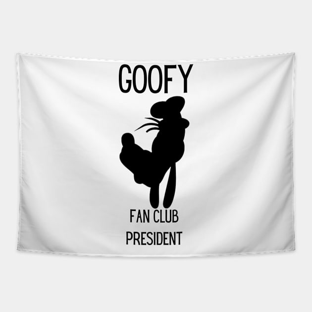 Goofy Fan Club President Tapestry by sjames90