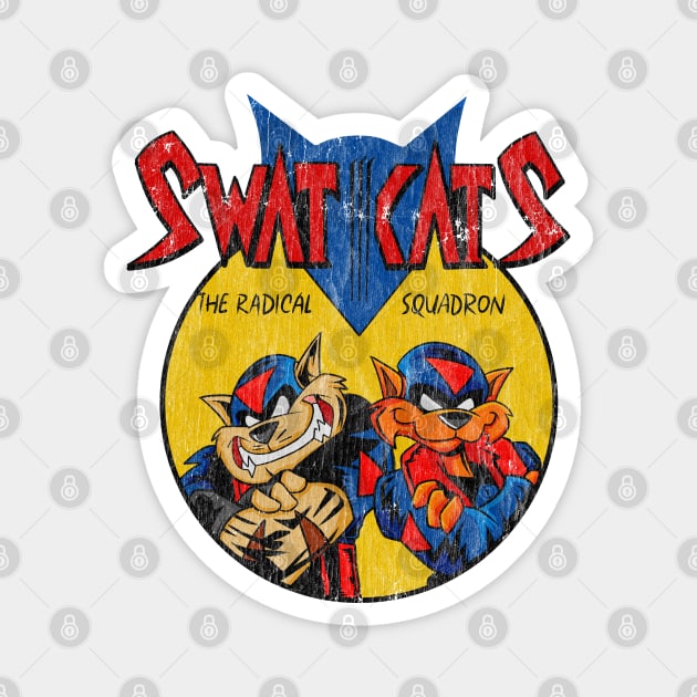 Distressed Swat Kats Magnet by OniSide
