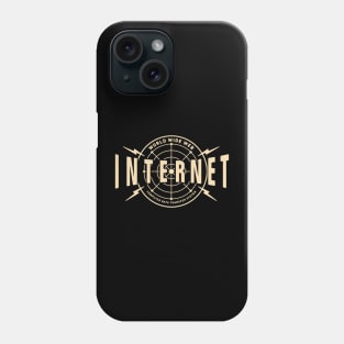 Retro Internet by © Buck Tee Originals Phone Case