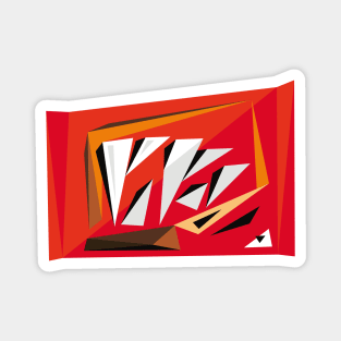 Item K21 of 30 (KitKat Abstract Study) Magnet