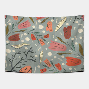 Floral Pattern Tapestry