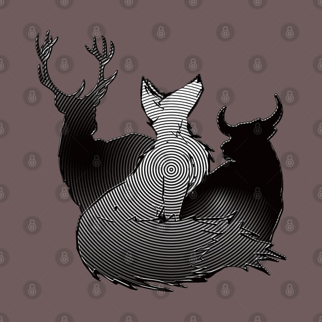 Mesmerizing Stag, Vixen, and Bull design by Vixen Games