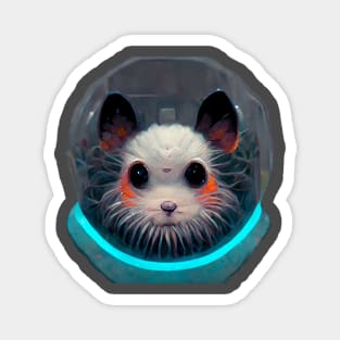 Space Hampster Magnet