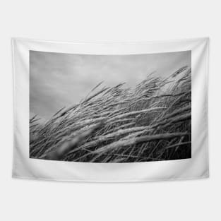 Black and white grasses. Tapestry