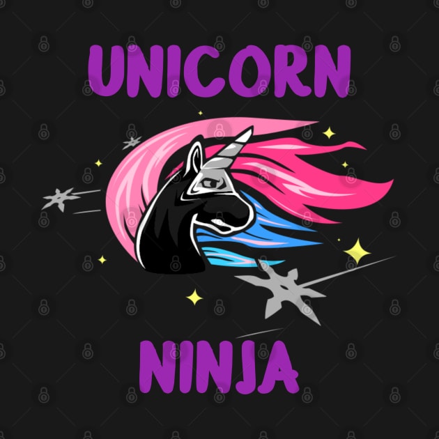 Unicorn Ninja| Martial Arts| Karate Unicorn by GigibeanCreations