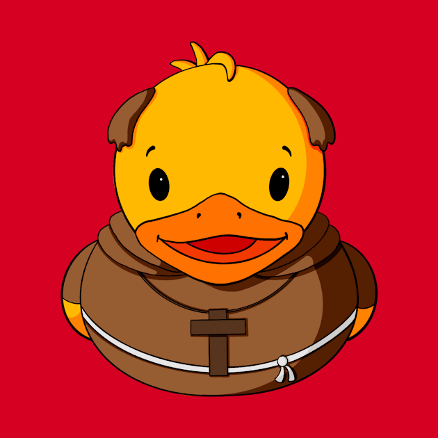 Friar Tuck Rubber Duck by Alisha Ober Designs