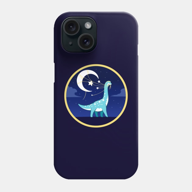 Brachiosaurus Celeste Phone Case by Radiantglyph