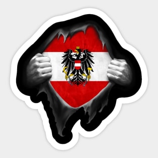 Austria Flag Stickers for Sale