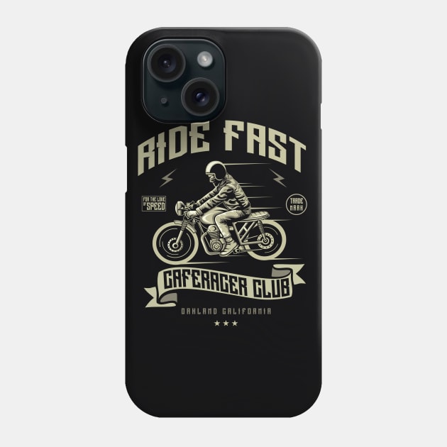 Caferacer Phone Case by lionkingdesign