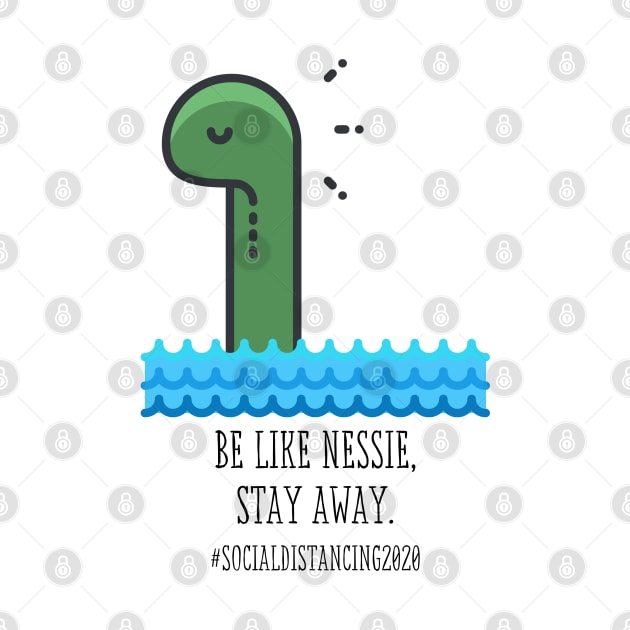 Nessie Social Distancing by theidealteal