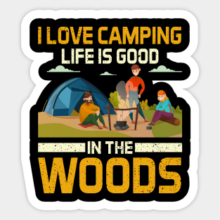 CAMPING LOVER Sticker for Sale by petershalom777