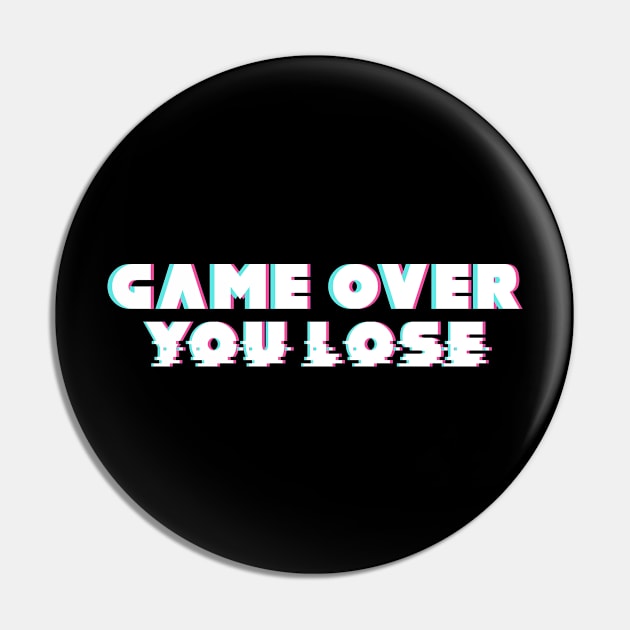 Game Over Pin by BloodLine