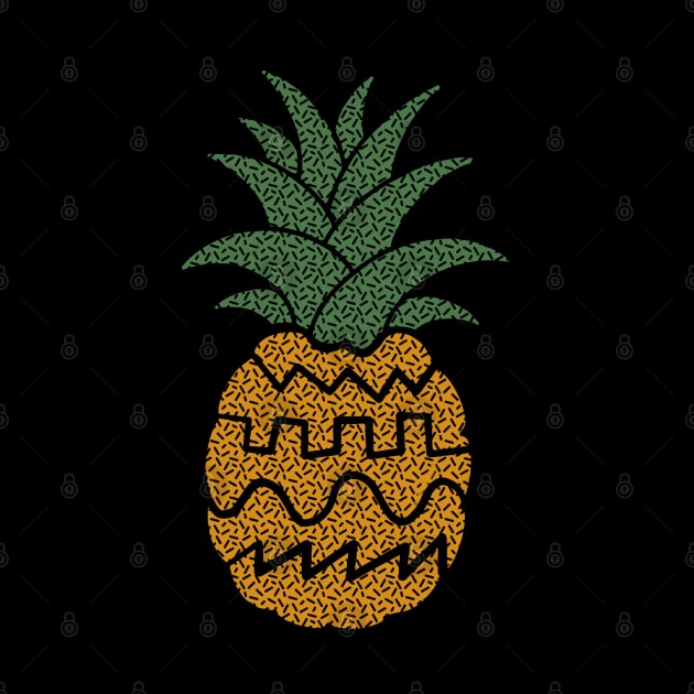 Funny Synthesizer Waveform Pineapple by Mewzeek_T