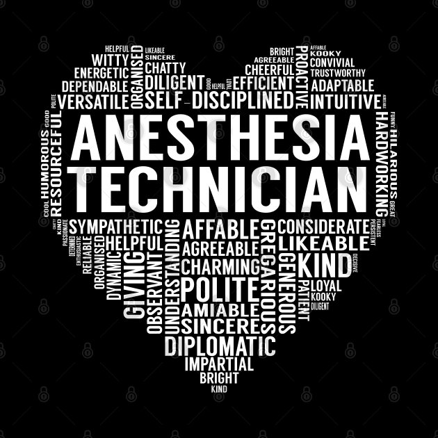 Anesthesia Technician Heart by LotusTee