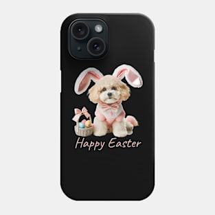 Easter bunny maltipoo Phone Case