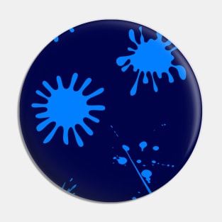 Color Splash Blue Pin