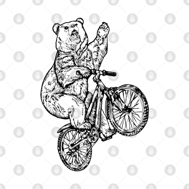 SEEMBO Bear Cycling Bicycle Bicycling Biker Biking Fun Bike by SEEMBO