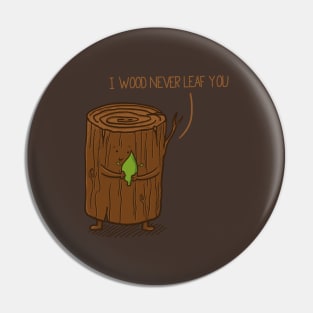 I wood Never... Pin