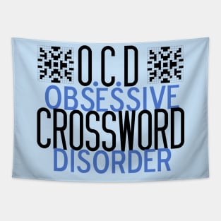 Obsessive Crossword Disorder Tapestry