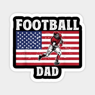 Mens Fathers Day Football Graphic Football Bonus Dad Magnet