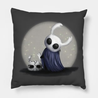 Zote and the hero of Hallownest Pillow