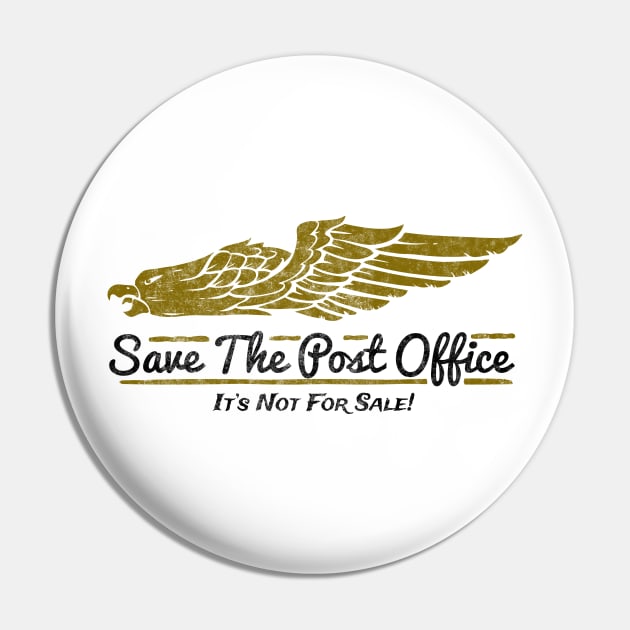 Save the Post Office D Pin by karutees