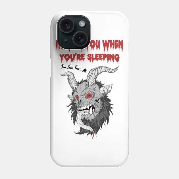 Christmas Krampus Phone Case by CreatingChaos