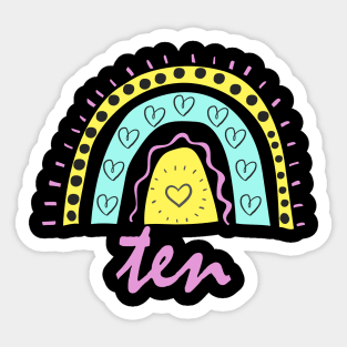 This princess is eight 8 year old girl birthday gift idea Sticker by  Jelisandie