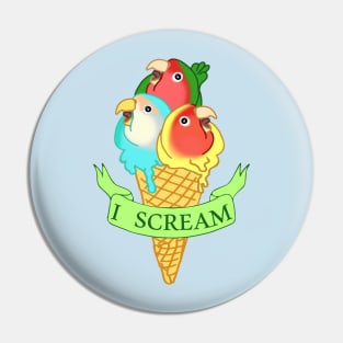 ice cream lovebirds Pin