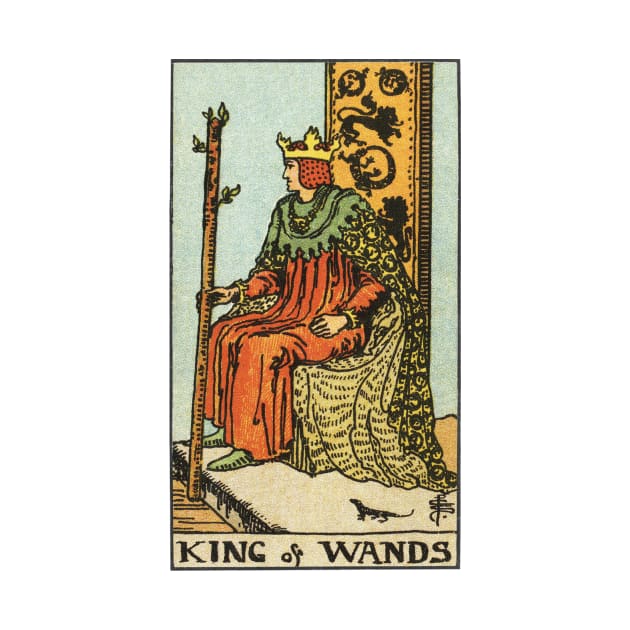 KING OF WANDS by WAITE-SMITH VINTAGE ART