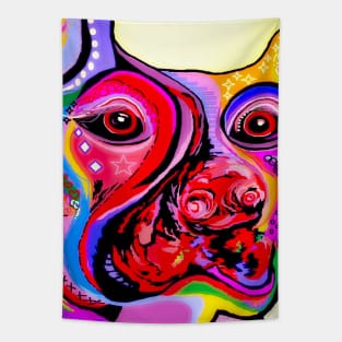 Colorful Doberman Tapestry