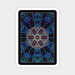 Sacred Mandala Art Magnet