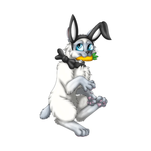 Bobtail BunnyCat: Blue Point (Black) by spyroid101