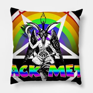 Black Metal Baphomet Pillow