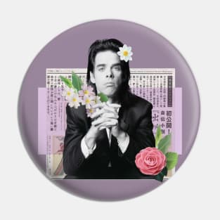 Nick & the bad flowers Pin