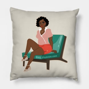 Vintage Ruby in Shorts Pillow